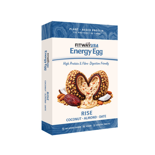 FitWay USA Rise Coconut, Almond & Date Energy Egg 100g | 11g Protein