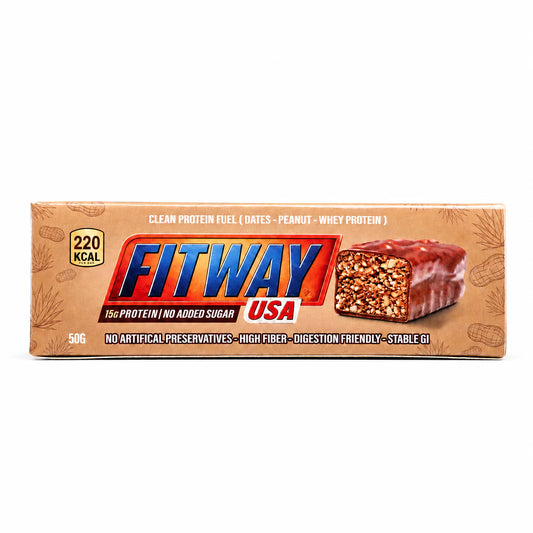 Fitway USA Protein Fuel Bar | 15g Protein | No Added Sugar | 50g