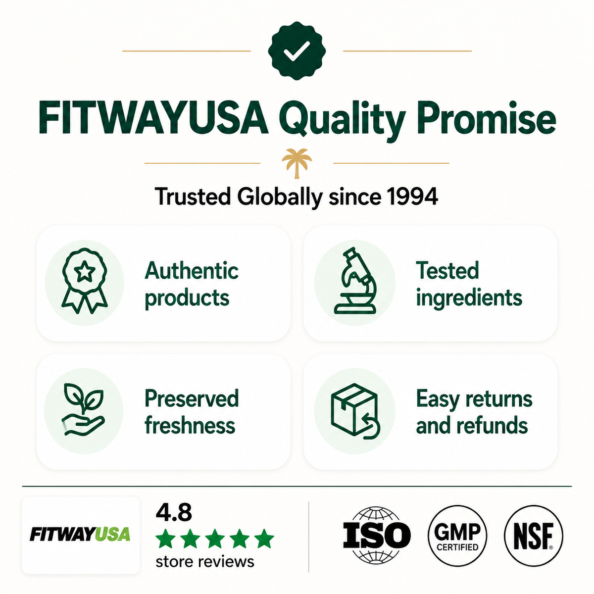 FitWay USA Almond & Date Protein Ball with Cashew 50g | 6g Protein
