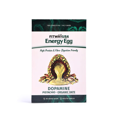 FitWay USA Dopamine Pistachio & Date Energy Ball 100g | 11g Protein