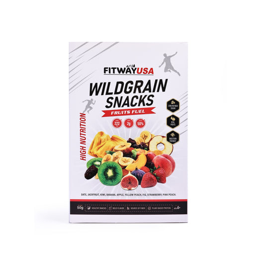 FitWay USA Wildgrain Fruits Fuel Mixed Fruit Snacks 50g